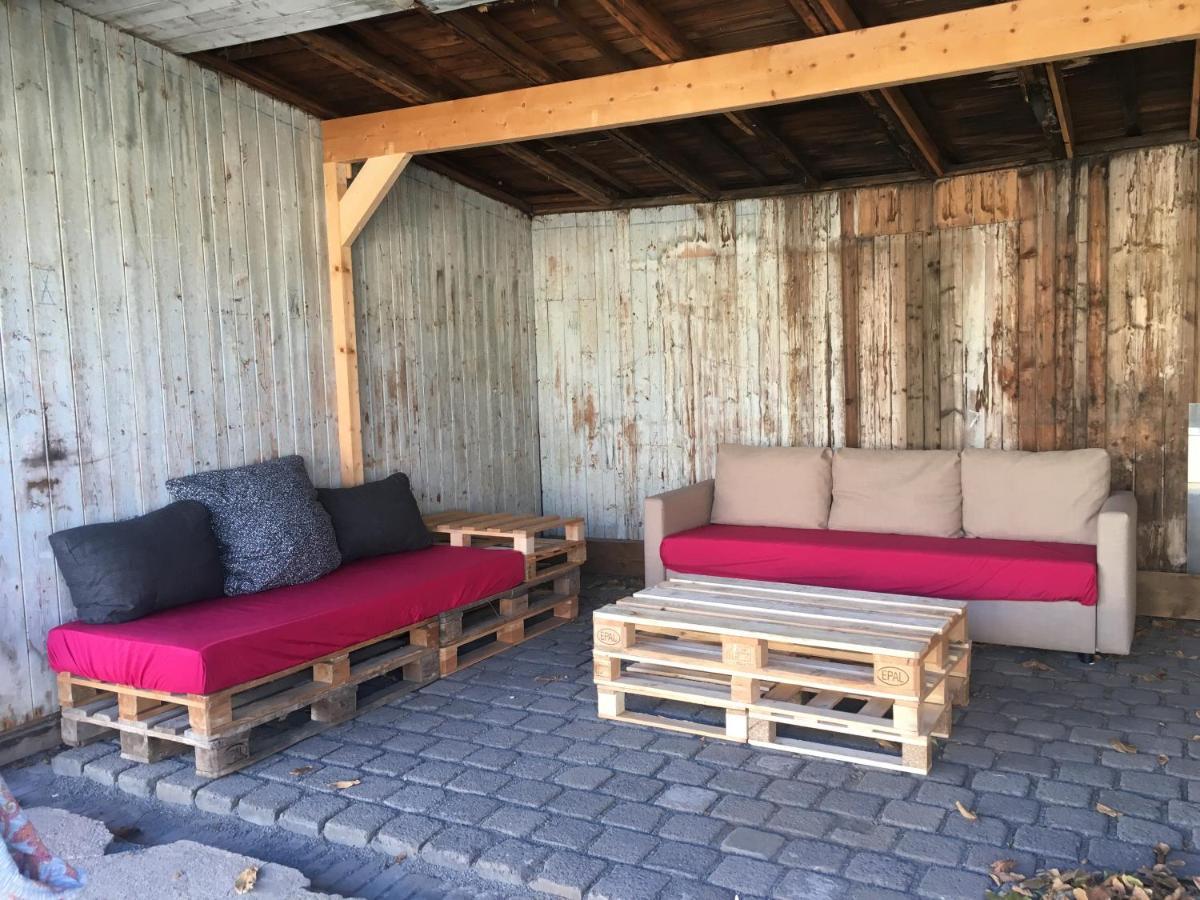 Die Senfbude - Klein Aber Fein - Wunderschoenes Studio-Apartment Mit Terrasse Und Stellplatz Лейпциг Экстерьер фото