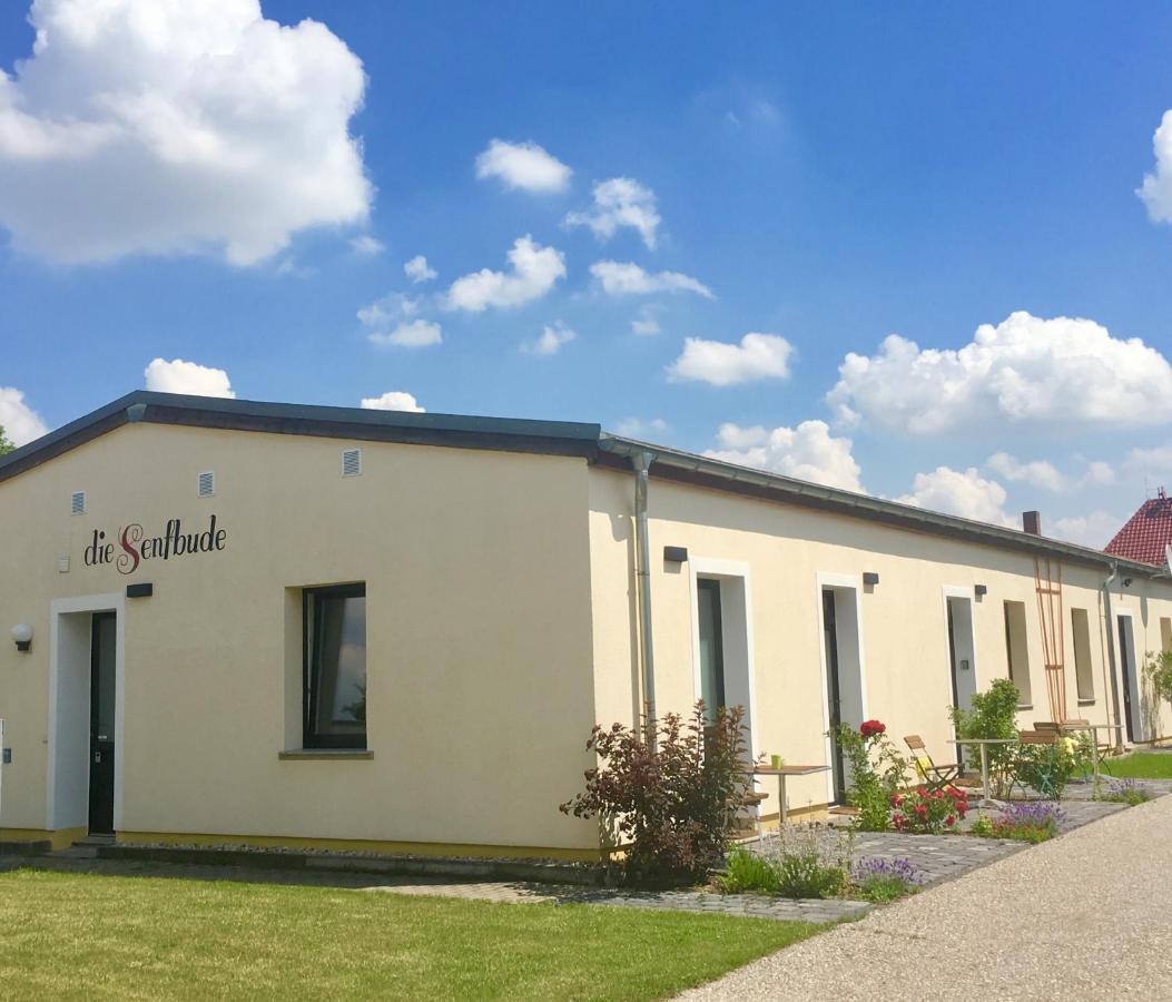 Die Senfbude - Klein Aber Fein - Wunderschoenes Studio-Apartment Mit Terrasse Und Stellplatz Лейпциг Экстерьер фото