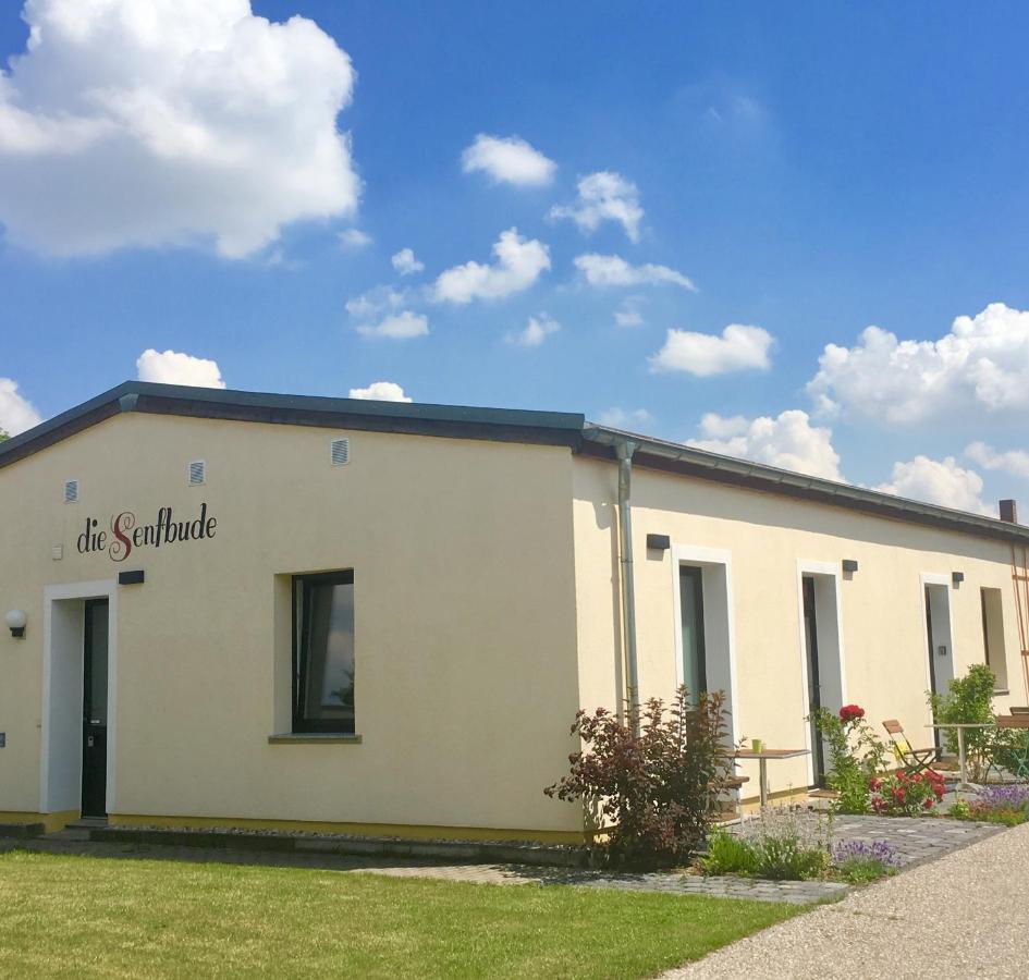 Die Senfbude - Klein Aber Fein - Wunderschoenes Studio-Apartment Mit Terrasse Und Stellplatz Лейпциг Экстерьер фото